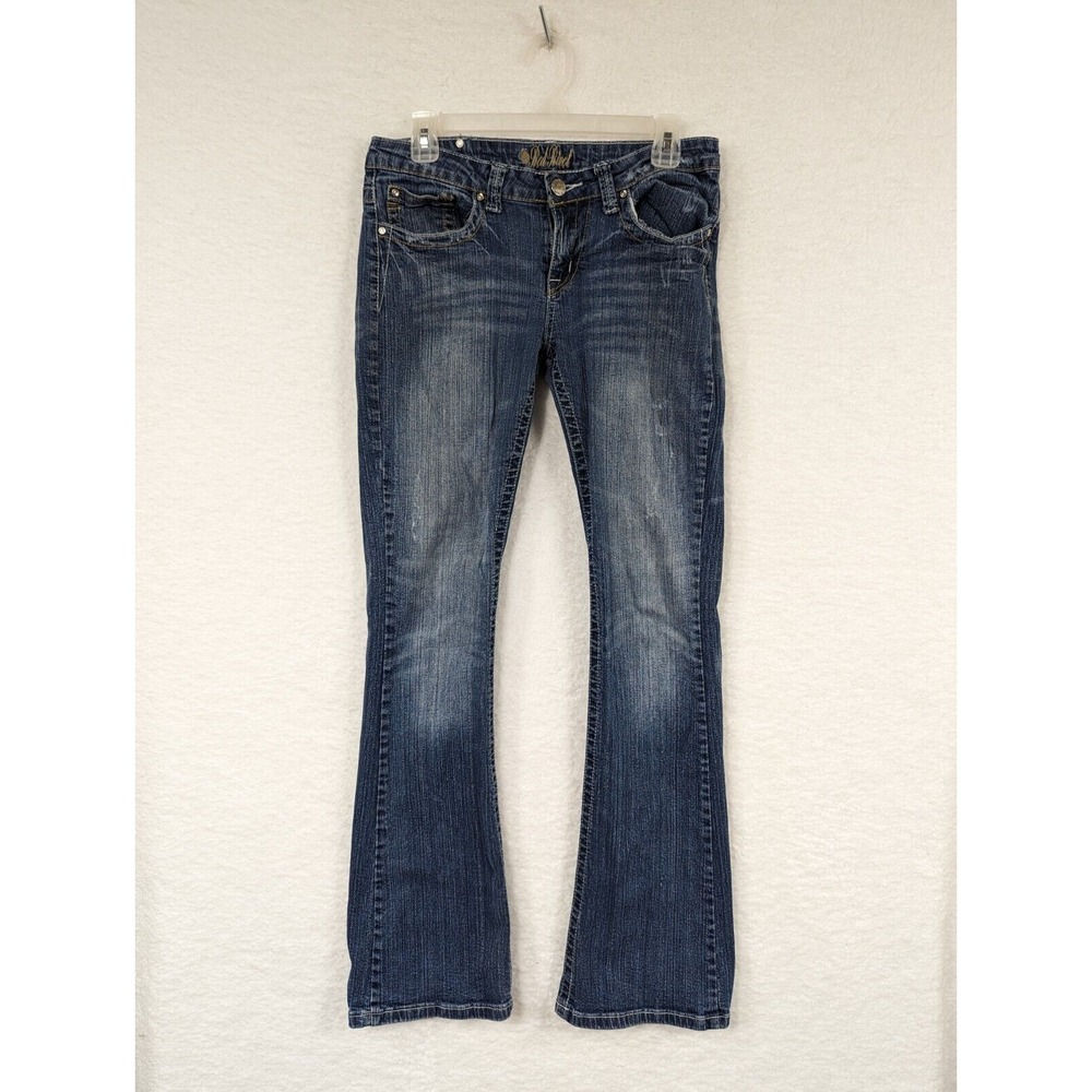 Red Rivet‎ Womens Skinny Light Wash Low Rise Flare Leg Bootcut Jeans 11